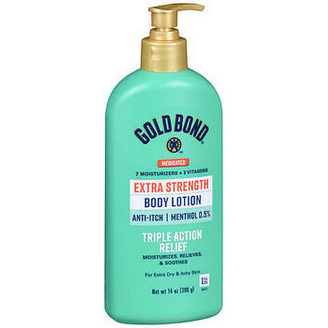 Gold Bond, Medicated Body Lotion Extra Strength, 14 Oz Gold Bond
