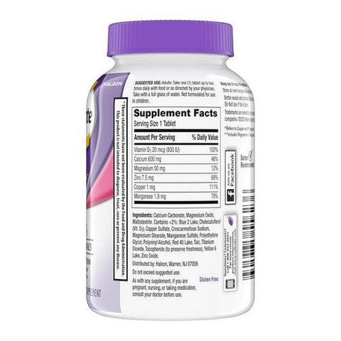 Caltrate, 600 Plus D3 Plus Minerals, 120 Tabs Caltrate