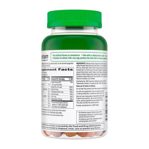 Centrum, Adult Multivitamin And Multiminerals Gummies Assorted Fruit, 110 Count Centrum