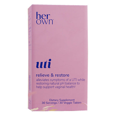 Her Own, UTI Relieve and Restore, 30 Caps