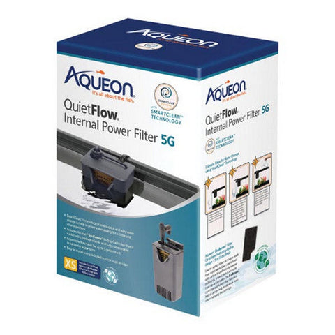 Aqueon, QuietFlow Internal Filter with SmartClean Technology, 1 Count / Extra Small Aqueon
