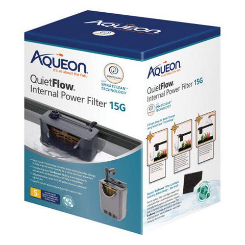 Aqueon, QuietFlow Internal Filter with SmartClean Technology, 1 Count / Small Aqueon