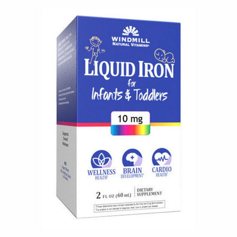 Windmill Health, Liquid Iron For Infants And Toddlers, 10 Mg, 2 Oz Windmill Health