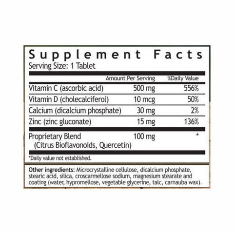Windmill, Super C 500 With Quercetin And Zinc, 100 Tablets Windmill