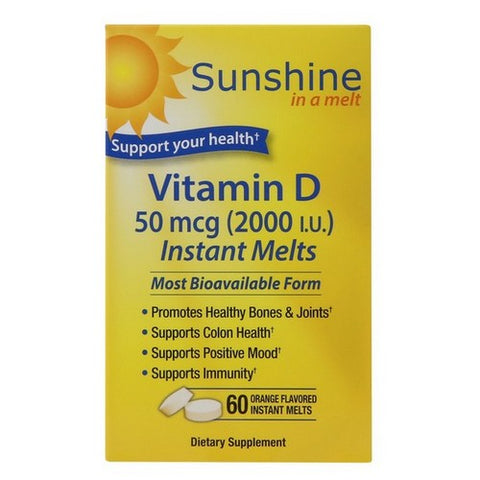Sunshine, Vitamin D, 50 Mcg, 60 Count Sunshine