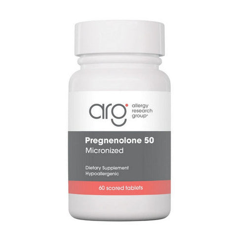 Nutricology/ Allergy Research Group, Pregnenolone Micronized Lipid Matrix, 50 Mg, 60 Tabs Nutricology/ Allergy Research Group