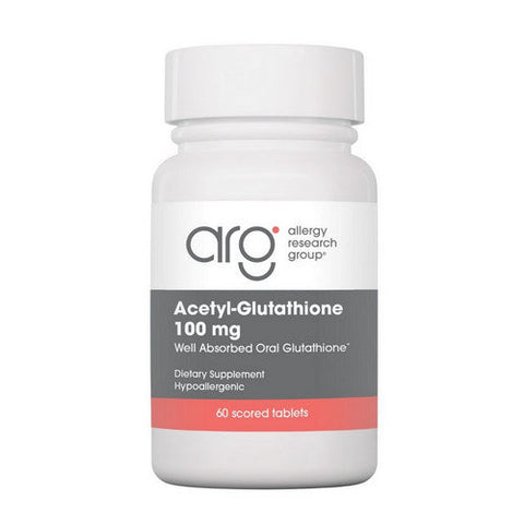 Nutricology/ Allergy Research Group, Acetyl-Glutathione, 100 Mg, 60 Tabs Nutricology/ Allergy Research Group