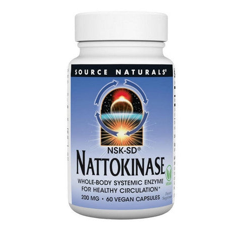 Source Naturals, Nattokinase NSK-SD, 200 mg, 60 Caps Source Naturals