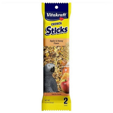 Vitakraft Pet Products, Parrot Sticks Apple Honey, 2 Count Vitakraft Pet Products