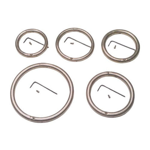 Agripro Enterprises, Bull Ring Brass 2.5 X 5 / 16 Inch, 2 Count Agripro Enterprises