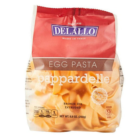 Delallo, Egg Pasta Pappardelle, 8.8 Oz (Case Of 12) Delallo