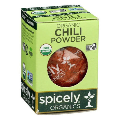 Spicely Organics, Organic Chili Powder, 0.45 Oz (Case Of 6) Spicely Organics