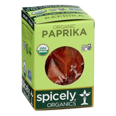 Spicely Organics, Organic Paprika, 0.45 Oz (Case Of 6) Spicely Organics