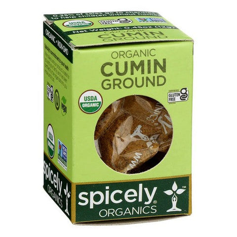 Spicely Organics, Organic Cumin Ground, 0.45 Oz (Case Of 6) Spicely Organics