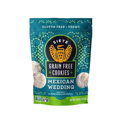 Siete, Mexican Wedding Cookies, 4.5 Oz (Case Of 10) Siete