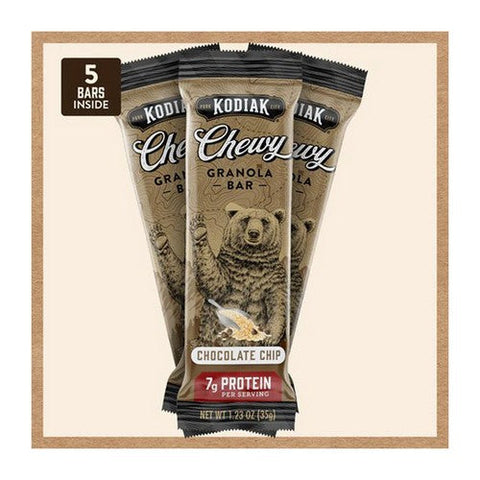 Kodiak Cakes, Chewy Granola Bars Chocolate Chip, 6.17 Oz (Case Of 12) Kodiak Cakes