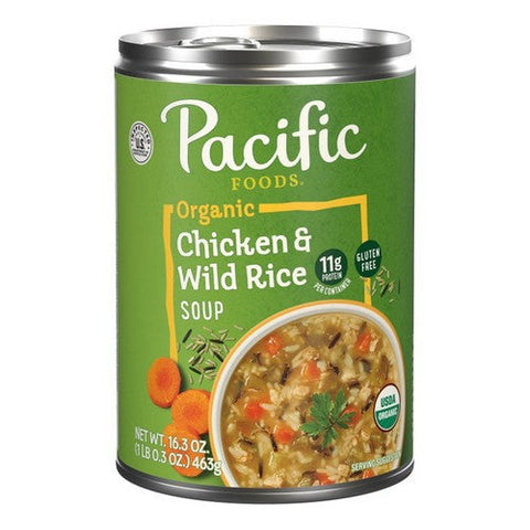 Pacific Foods, Organic Chicken And Wild Rice Soup, 16.3 Oz (Case Of 12) Pacific Foods