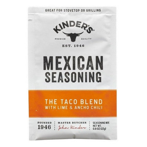 Kinders, Mexican Seasoning Taco Blend, 0.8 Oz (Case Of 15) Kinders