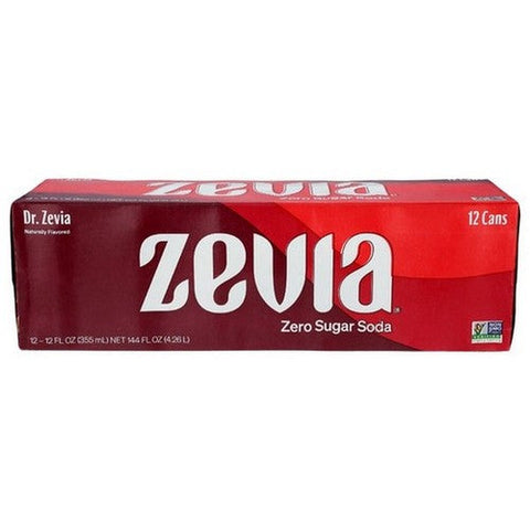 Zevia, Dr. Zevia Zero Calorie Soda, 144 Oz (Case Of 2) Zevia