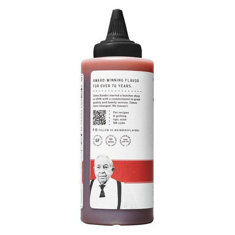 Kinders, BBQ Sauce Hot, 15.5 Oz (Case Of 6) Kinders
