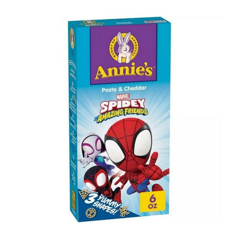 Annie's Homegrown, Organic Marvel Spidey Shapes Cheddar Macaroni And Cheese, 6 Oz Annie's Homegrown