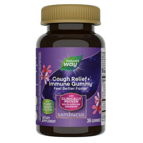Sambucus, Sambucus Cough Relief + Immune Gummy, 36 Count Sambucus
