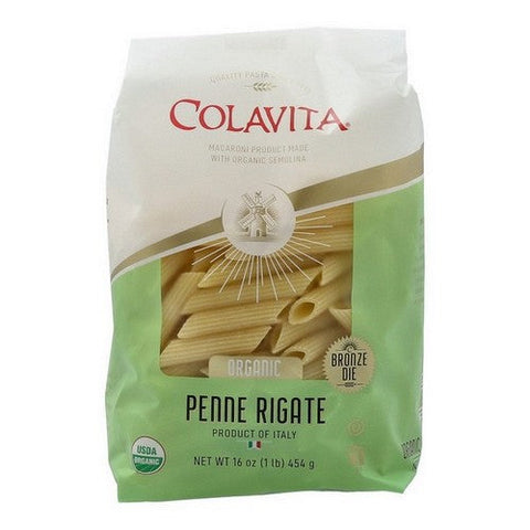 Colavita, Organic Penne Rigate Pasta, 16 Oz(Case Of 20) Colavita