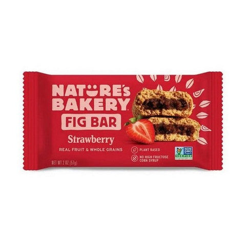 Natures Bakery, Fig Bar Strawberry, 2 Oz(Case Of 12) Natures Bakery