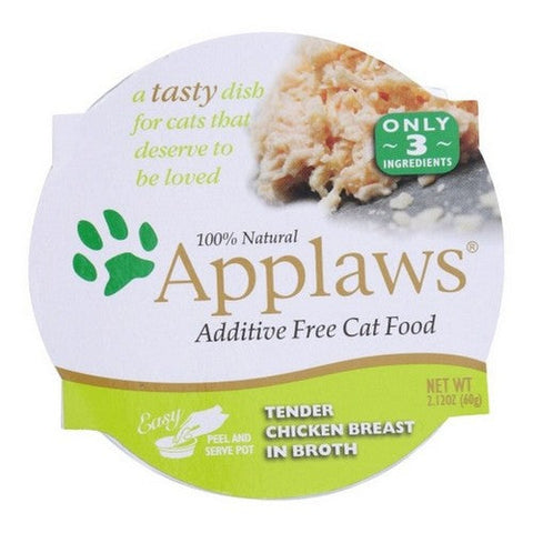 Applaws, Easy Peel Chicken For Cat Food, 2.12 Oz(Case Of 10) Applaws