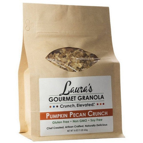 Lauras Gourmet Granola, Pumpkin Pecan Crunch, 16 Oz(Case Of 6) Lauras Gourmet Granola