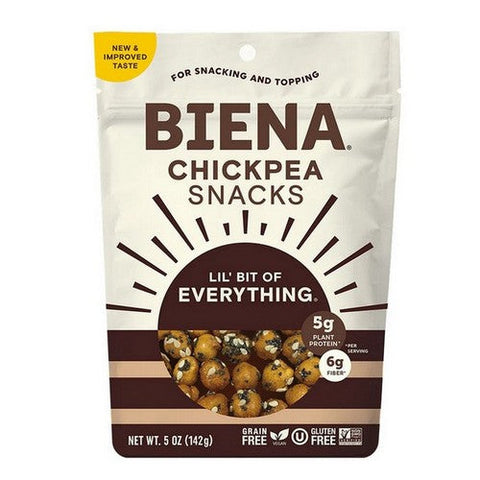 Biena, Lil Bit of Everything Chickpea Snacks, 5 Oz(Case Of 8) Biena