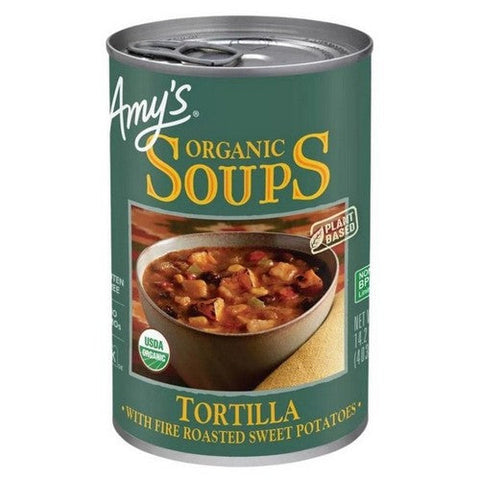 Amys, Organic Plant Based Tortilla Soup, 14.2 Oz(Case Of 12) Amys