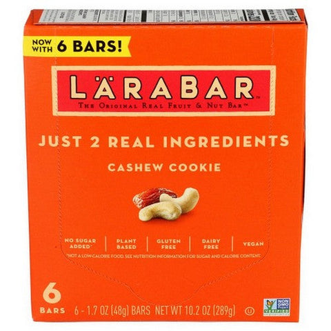 Larabar, Cashew Cookie Bar, 10.2 Oz(Case Of 8) Larabar