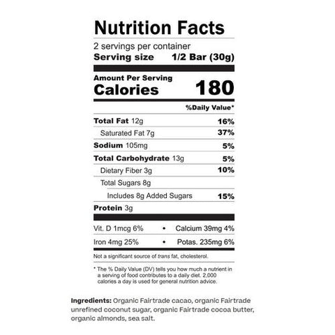 Hu, Organic Almond Crunch Dark Chocolate Bar, 2.1 Oz(Case Of 12) Hu