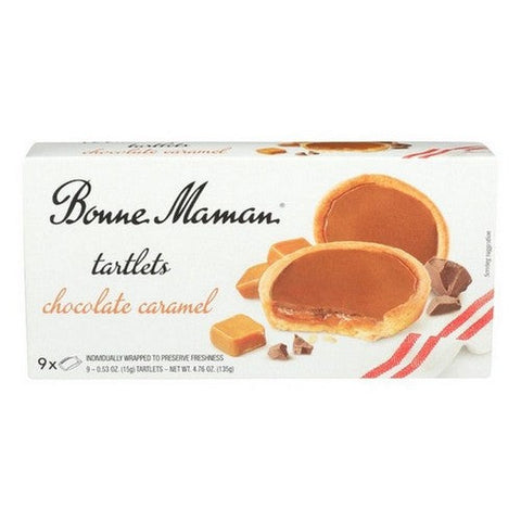 Bonne Maman, Chocolate Caramel Tartlets, 4.76 Oz(Case Of 12) Bonne Maman