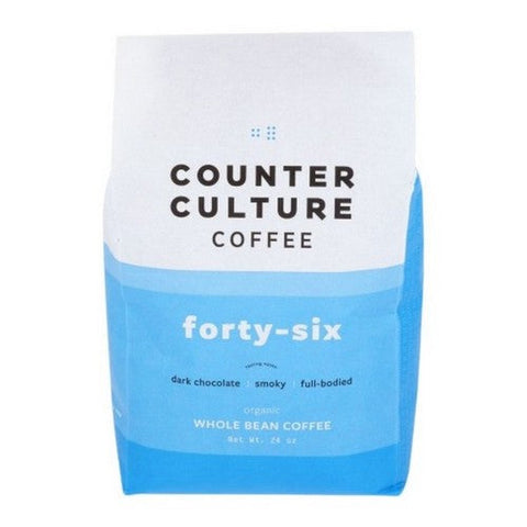 Counter Culture, Organic Forty Six Blend Whole Bean Coffee, 24 Oz (Case Of 6) Counter Culture