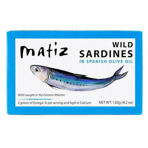 Matiz, Wild Sardines in Spanish Olive Oil, 4.2 Oz(Case Of 12) Matiz