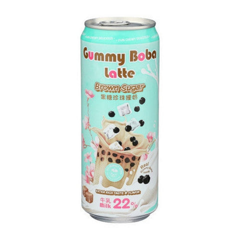 O's Bubble, Gummy Boba Latte Brown Sugar, 15.9 Oz(Case Of 12) O's Bubble