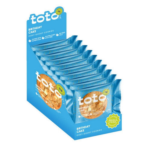 Toto Foods, Birthday Cake Cookie, 2.5 Oz(Case Of 10) Toto Foods
