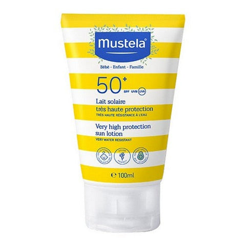 Mustela, Very High Protection SPF 50 Baby Sun Lotion, 3.38 Oz Mustela