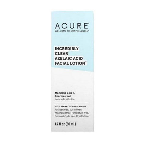 Acure, Incredibly Clear Azelaic Acid Facial Lotion, 1.7 Oz Acure