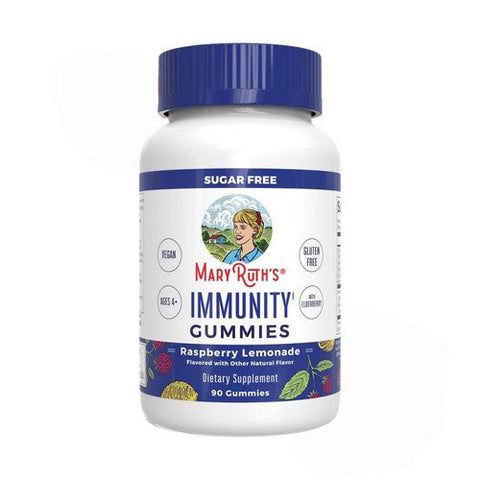 MaryRuth's, Immunity Sugar Free Raspberry Lemonade, 30 Gummies MaryRuth's