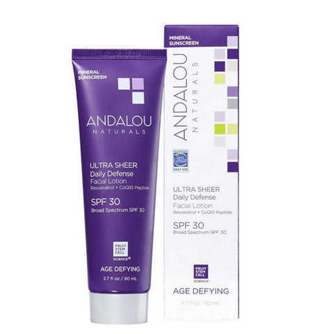 Andalou Naturals, Daily Defense Facial Lotion SPF 30, 2.7 Oz Andalou Naturals