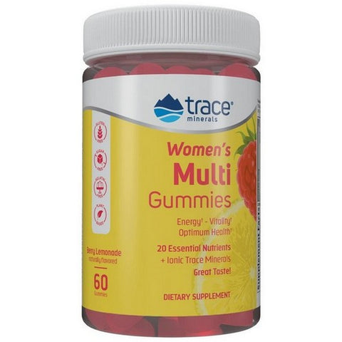 Trace Minerals, Women's Multi Gummies Berry Lemonade, 60 Count Trace Minerals