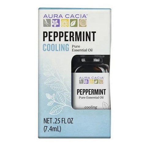 Aura Cacia, Essential Oil Peppermint Boxed, 0.25 Oz Aura Cacia
