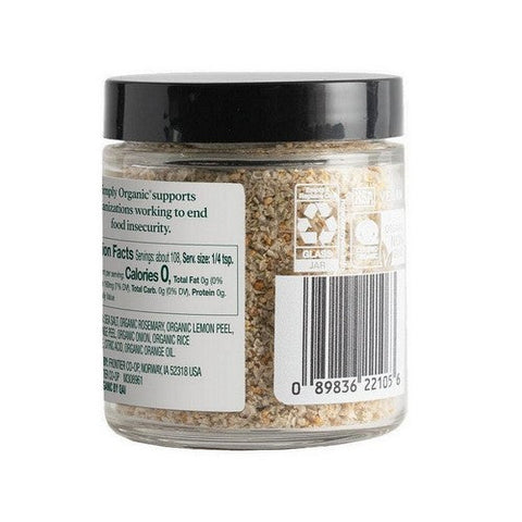 Simply Organic, Organic Citrus Rosemary Finishing Salt, 2.58 Oz Simply Organic