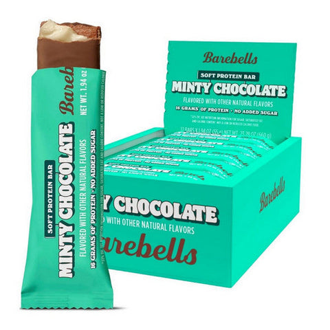 Pure Protein, Barebells Soft Protein Bar Minty Chocolate, 12 Count Pure Protein
