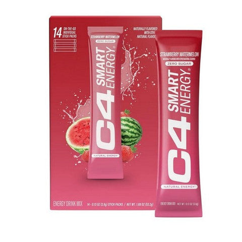 Cellucor, C4 Smart Energy Strawberry Watermelon, 14 Count Cellucor