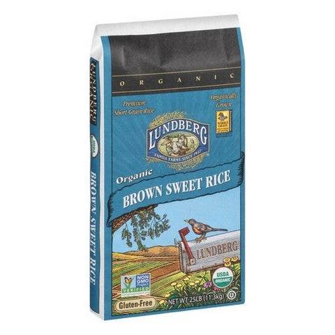 Lundberg, 100% Organic Sweet Rice, 25 Lbs Lundberg