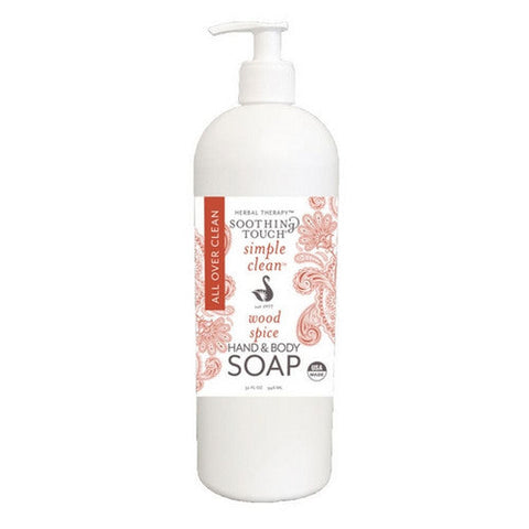 Soothing Touch, Wood Spice Hand And Body Soap, 32 Oz Soothing Touch